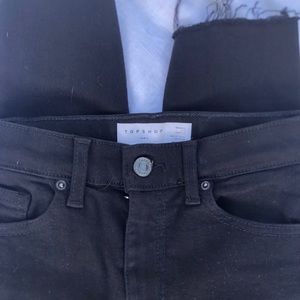 Topshop Jamie Black Jeans